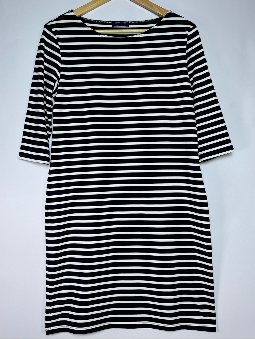 Saint James France Breton Stripe Dress Size Medium